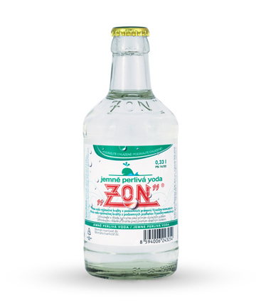 Voda jemně perlivá 0,33l ve skle