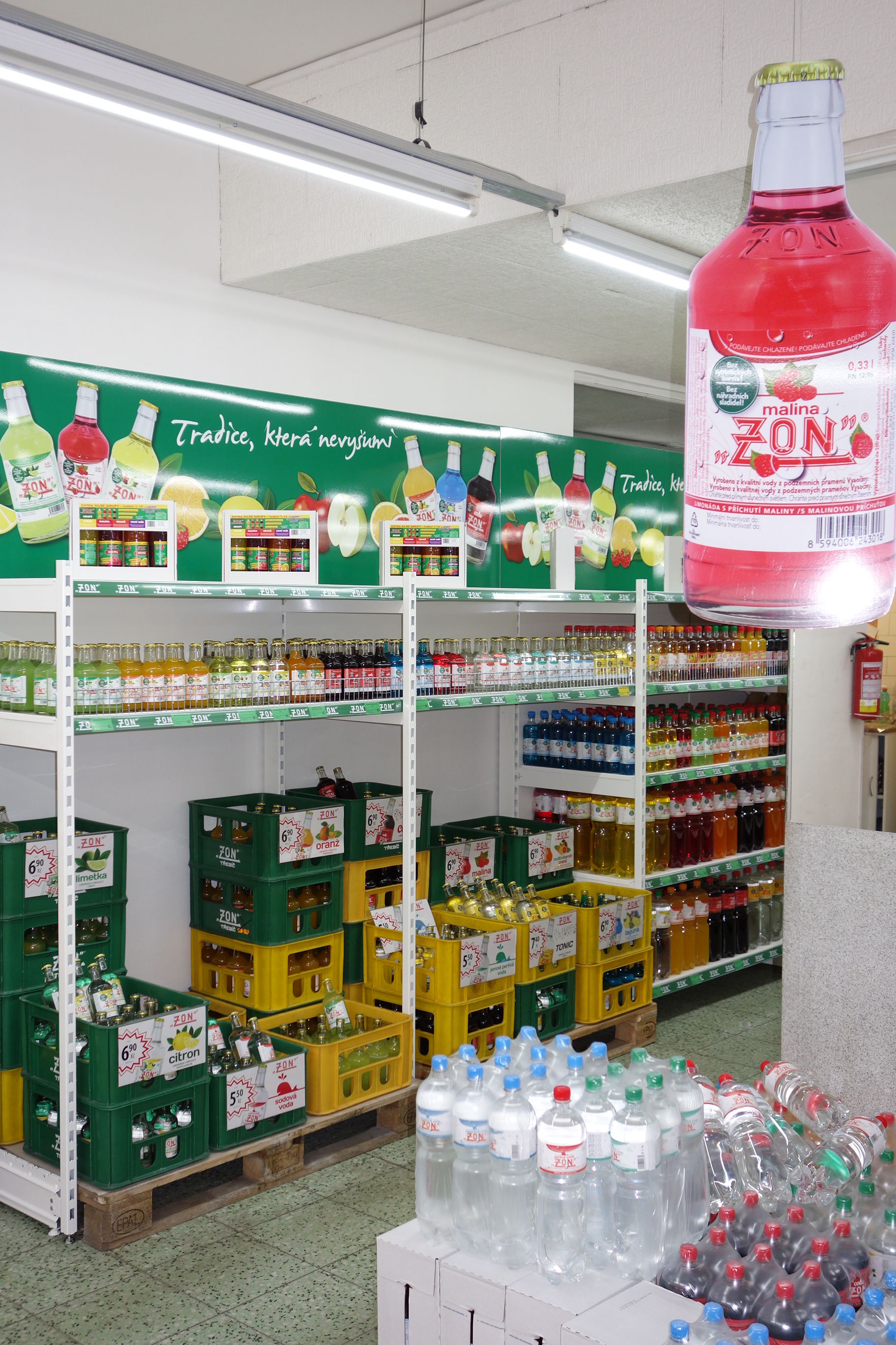 Značková prodejna s nejširším výběrem výrobků ZON - prodejna COOP  - Třebíč - Hájek 