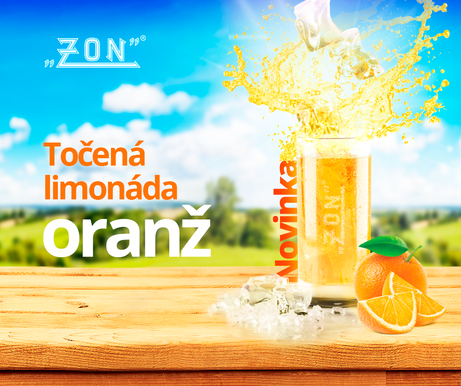 NOVINKA  - Točená limonáda ORANŽ